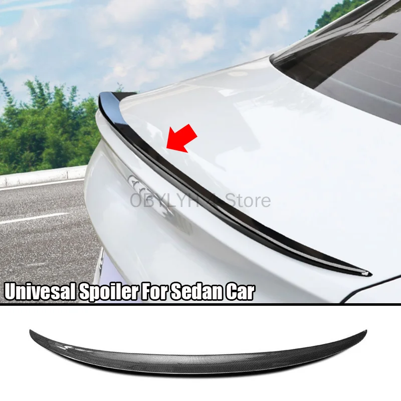121cm Length Universal Spoiler Lip Sedan Rear Wing For W204 W211 BMW 121cm-length-universal-spoiler-lip-sedan-rear-wing-for-w204-w211-bmw