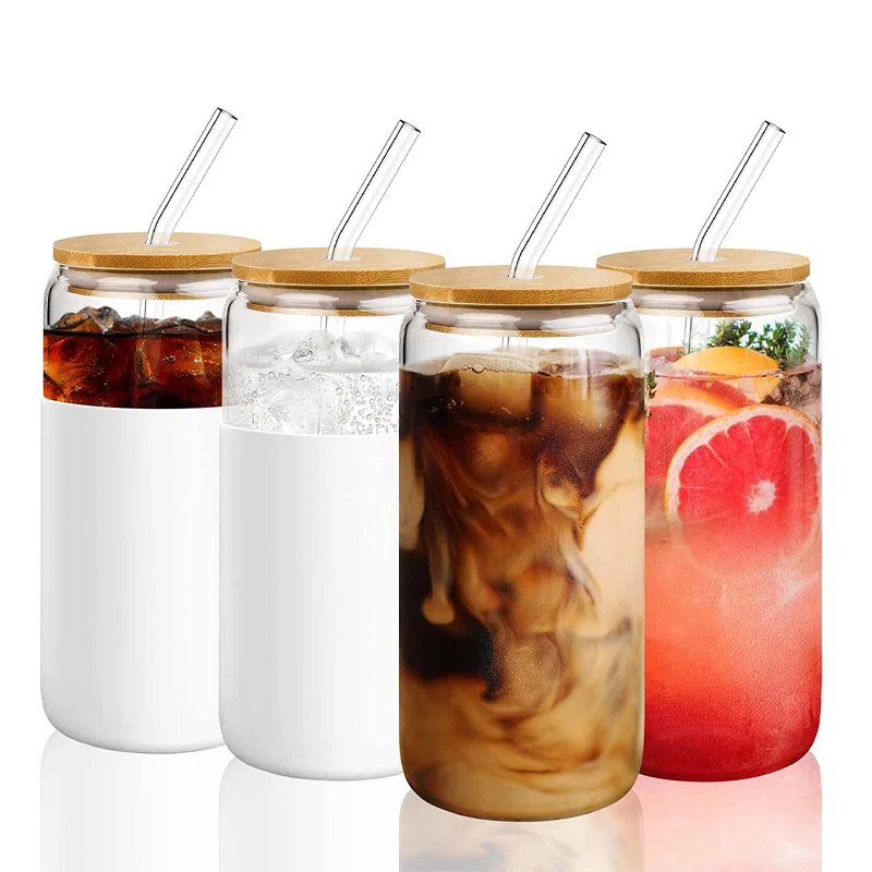 Mason Jars Canning Glass Jars Glass Smoothies Jars with Lids for Drinking  and Storage Reusable Container for Juice Milk Bulk Food Coffee Tea Snack  Round Glass Jars (Color : Clear, Size : 500ml)