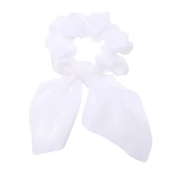 Floral Bow Scrunchies - Stylish Elastic Hair Ties (1)