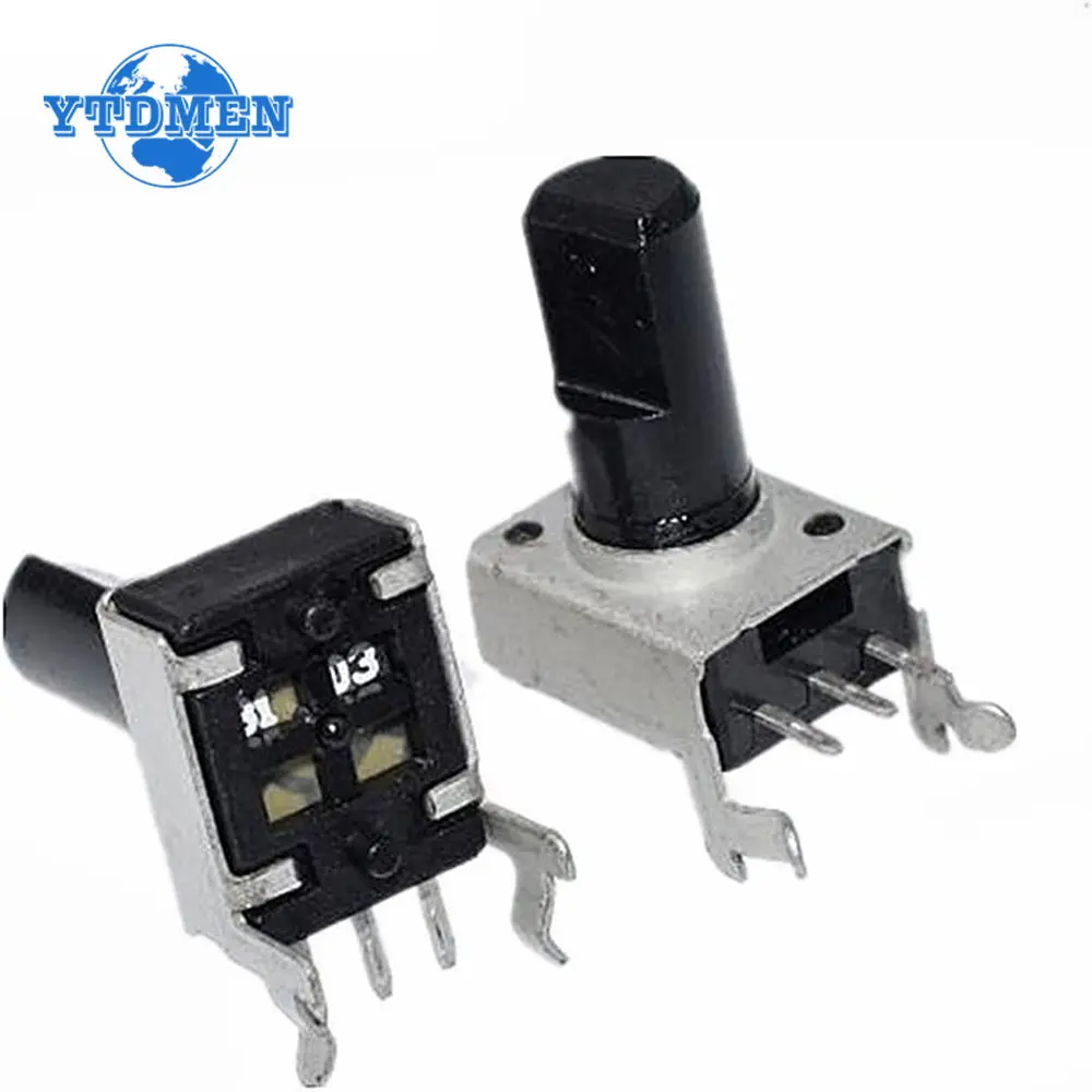 10pcs/lot Rv09 Horizontal Potentiometer 12.5mm 0932 Adjustable Resistor Seal Potentiometers 1k 2k 5k 10k 20k 50k 100k 200K 500K 10pcs rv09 horizontal 12 5mm shaft 3pin potentiometer 0932 variable resistor 5k 10k 50k 100k seal potentiometers kit