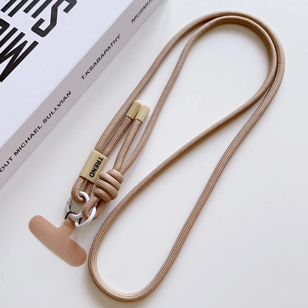 Universal Adjustable Length Phone Lanyard with Neck and Crossbody Strap and Connection Clip