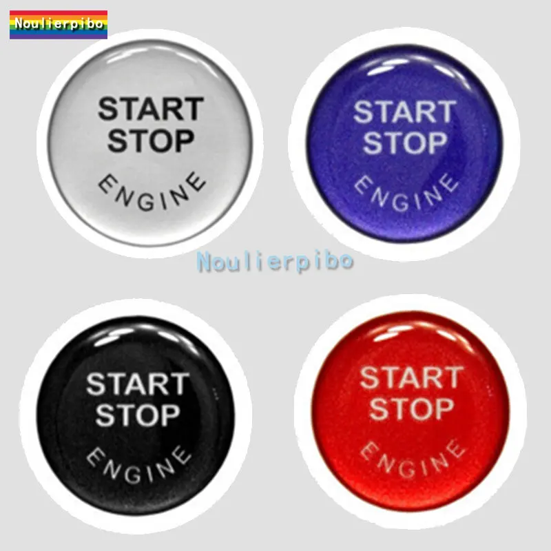 Start Engine Sticker Engine Start Stop Button Cover 3D Dome Resin Gel Sticker Repair ...