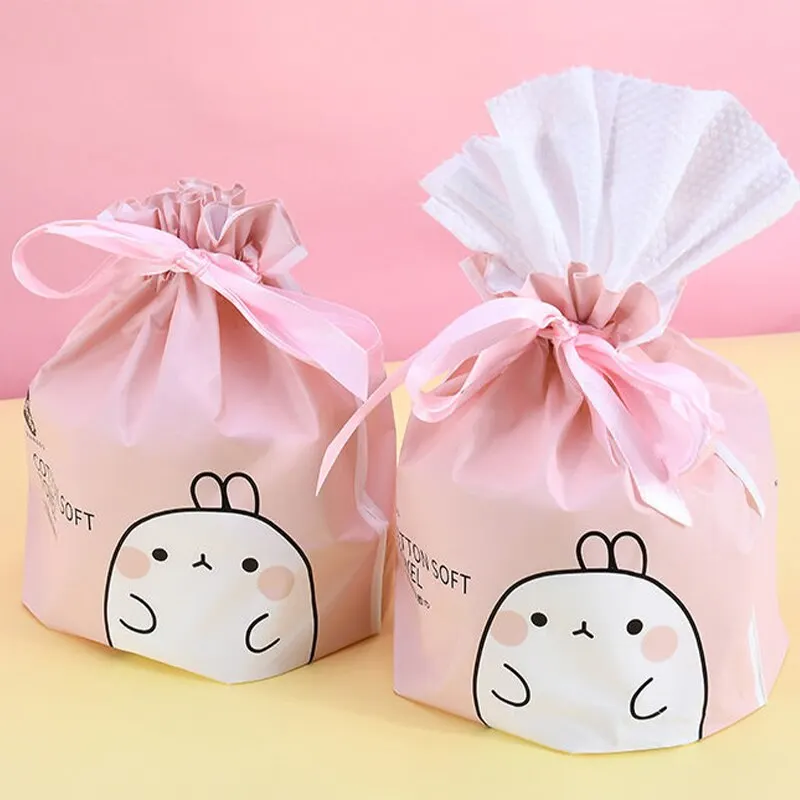 Disposable Soft Face Towel Thickened Cotton Wet and Dry Makeup Wipes Household Cleansing Clean Makeup Remover Cotton 1 Roll cotton face wipes