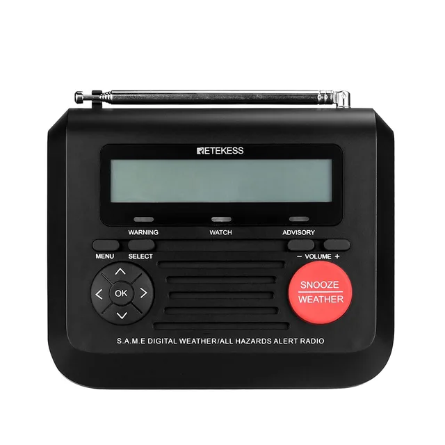 RETEKESS TR625 NOAA Emergency Weather Alert Radio Portable with Digital