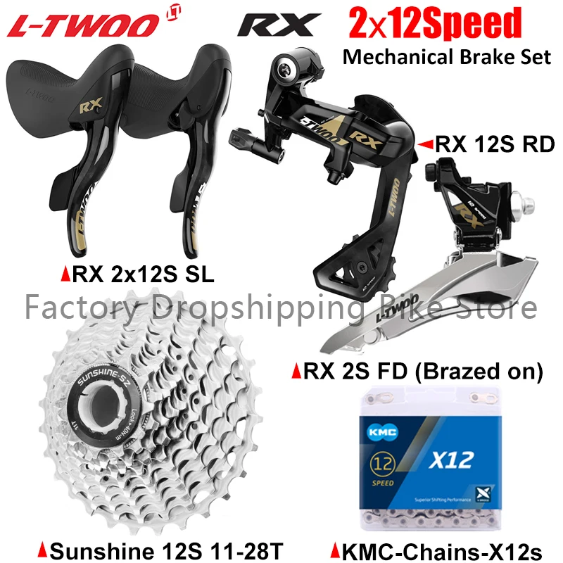 L-TWOO AX12 MTB12速コンポ一式 Ltwoo斧A12 mtbマウンテンバイクグループセット12速シフター
