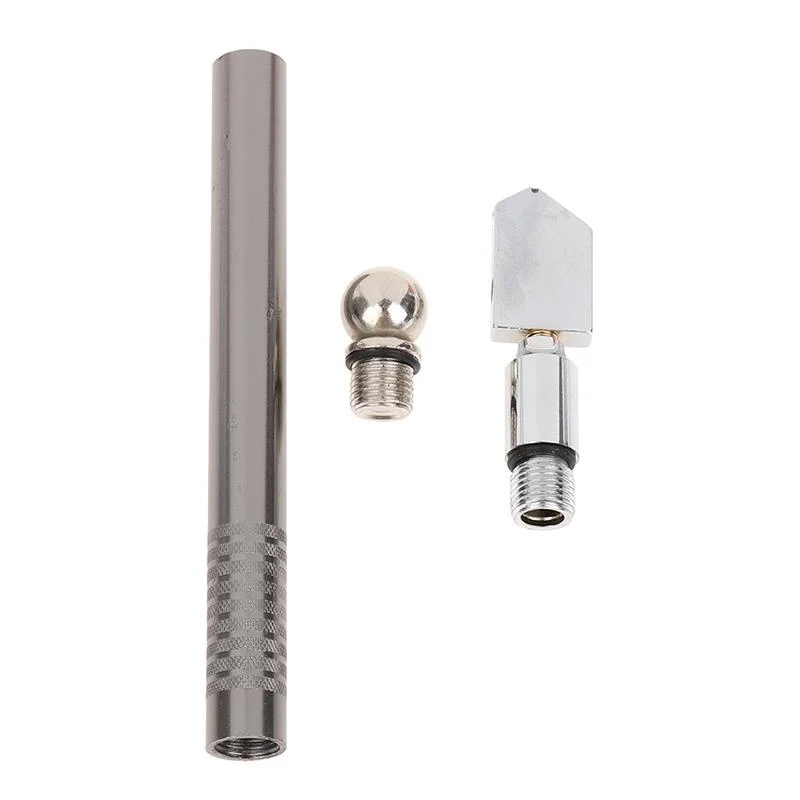 178mm Professional Oil Feed Glass Cutter Diamond Antislip Metal Handle Cutting Tools 5-12mm,glass cutter