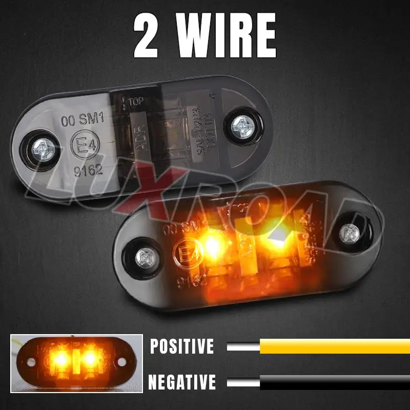  2 LED Ÿ Ŭ ̵ Ŀ Ʈ,  극ũ ,  Ʈ ƮϷ, ڵ Ʈ, θ, ĳ ׼, 12V, 24V