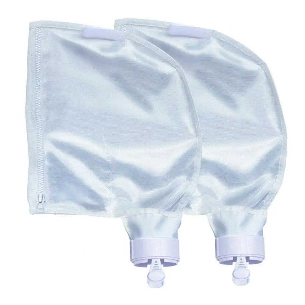

2Pcs Practical Replacement Swimming Pool Filter Bags Good Seal Performance Swimming Pool Cleaner Strong Stitching