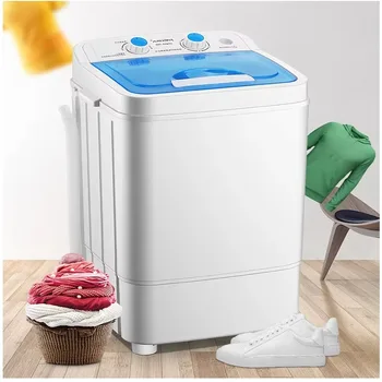 Wholesale 7kgs Single Tub Plastic Tub Laundry Washer Portable Electric Clothes Shoe Washer Washing Machine 1