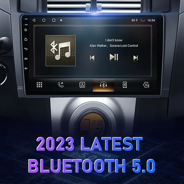 Rádio do carro Android 12 para Toyota Yaris 2005-2012, Leitor multimídia, Carplay, Auto estéreo, GPS, unidade de cabeça, navegação, Áudio, 2 din 5