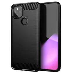 Shockproof Silicone Bumper Case - Durable Protective Cover for Pixel 4 (Black)