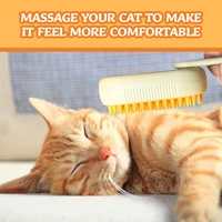 3 in 1 Pet Brush Cat Steam Brush Comb Dog Brush Electric Spray Cat Hair Brushes Massage Pet Grooming Hair Removal Combs 3