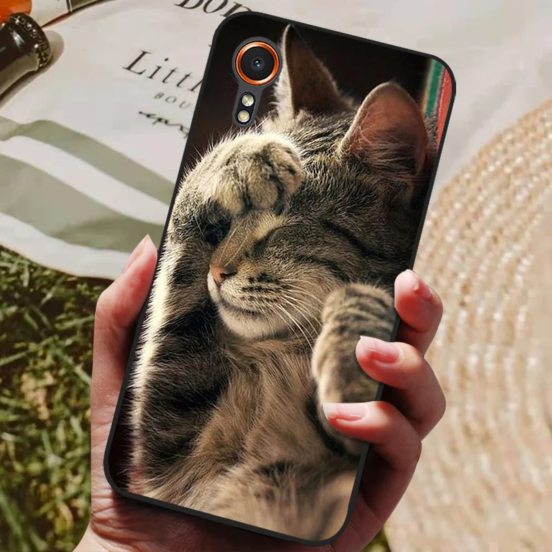 Fashion Painted TPU Silicone Phone Back Cover for Samsung XCover Series