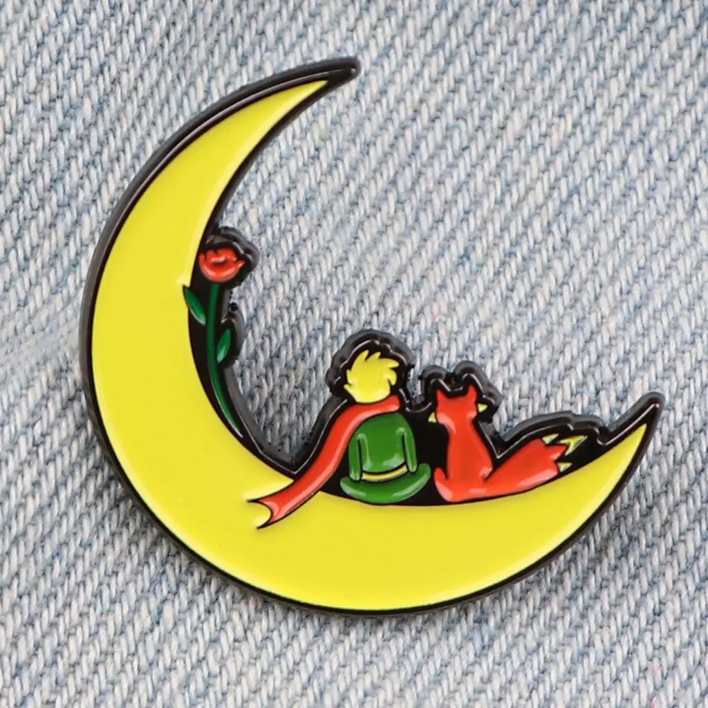 

Fairy Tale Prince Cartoon Pin Lapel Pins for Backpacks Enamel Pin Cute Collar Badges Brooch Accessories Fashion Jewelry Gifts