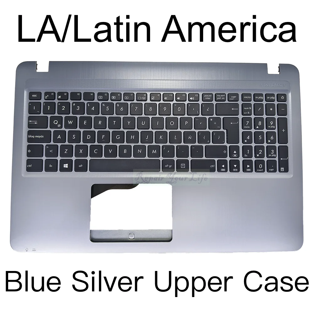 

SP LA Spanish Latin Keyboard Palmrest Cover for Asus X540 X540S X540SA F540L R540L A540L K540 90NB0B11-R30170 90NB0B14-R30220