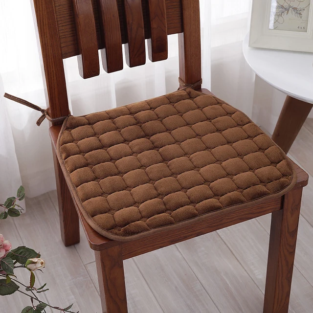 Thickened Chair Cushion Square Multicolor Garden Home Kitchen Office