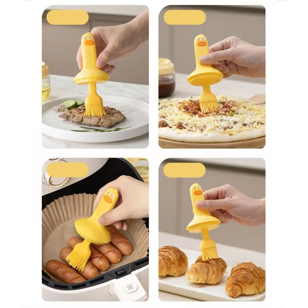 Description Picture 5 of itemEasy to Clean All-in-One Cartoon Oil Brush High-value Food-grade Kitchen Oil Brush Silicone Oil Bottle Barbecue