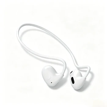 Auricolari Portatili a Conduzione Aerea, Cuffie Bluetooth Wireless Impermeabili, Auricolari Stereo Over-Ear Sportivi con Microfono per Video