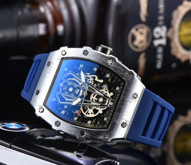 2022 Men's Watch RM Luxury Watches Casual Automatic Calendar Men's Watch Sports Quartz Chronograph 