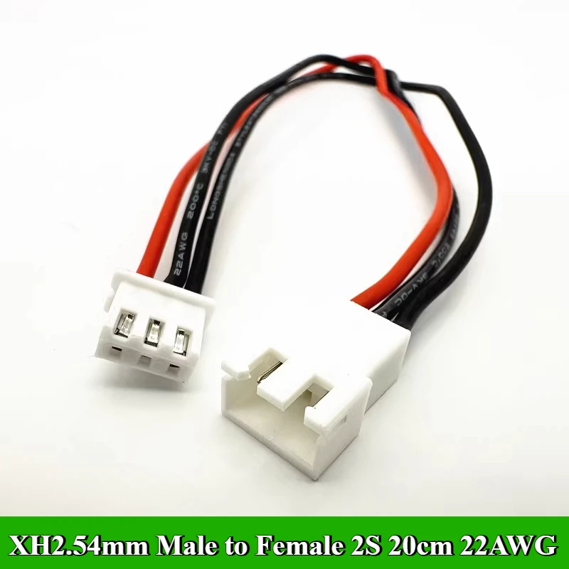 Empilement de batteries LiPo 3S avec connecteur ligne 20cm 22AWG pour drone RC