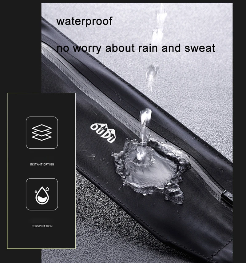 Waist Bag for Mobile Phone Women Belt Bag Running Bag Men Sport Fanny Pack Cell Phone Waterproof Jogging Gym Bag 5