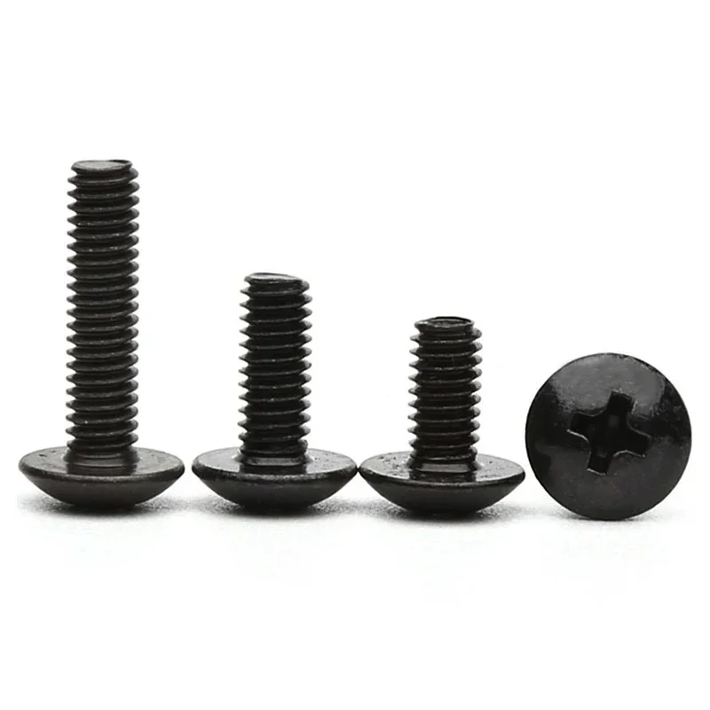 5 ~ 100 pz Nero In Acciaio Inox 304 Phillips Incasso Traliccio Testa Ve Autofilettante M3 M4 M5 M6 Croce Fungo Testa Vi Per Legno 13 5 ~ 100 pz Nero In Acciaio Inox 304 Phillips Incasso Traliccio Testa Ve Autofilettante M3 M4 M5 M6 Croce Fungo Testa Vi Per Legno 13