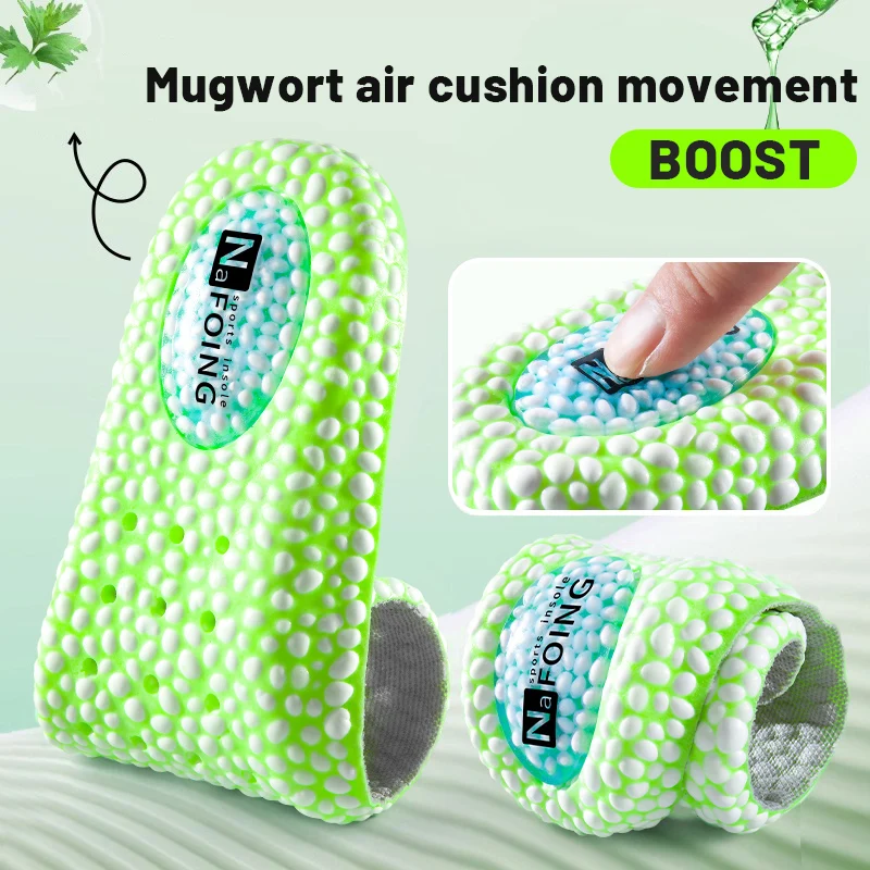 Description Picture 2 of itemNew High Elastic Soft Memory Foam Sport Insoles for Shoes Boost Shock Absorption Breathable Running Accessories For Soles