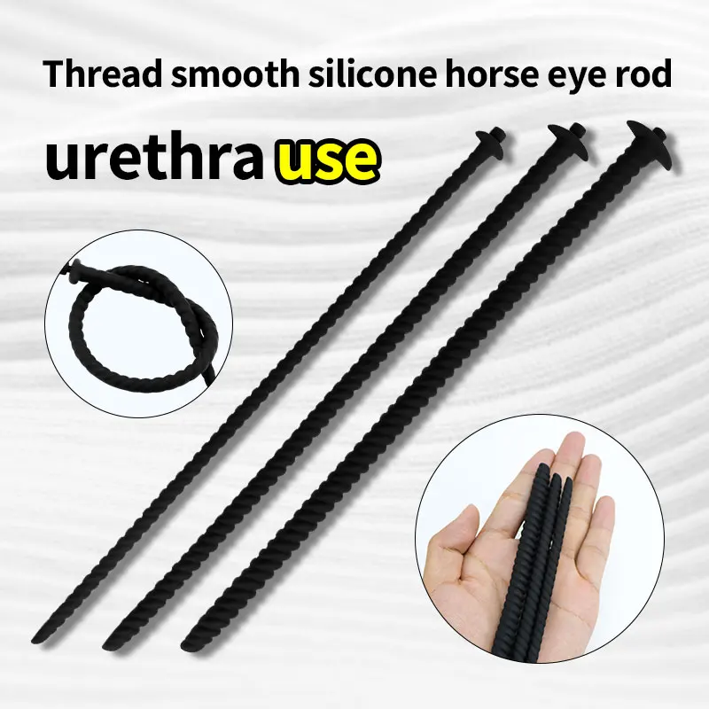Silicone Hollow Urethral Sound Dilator Penis Sex Toys