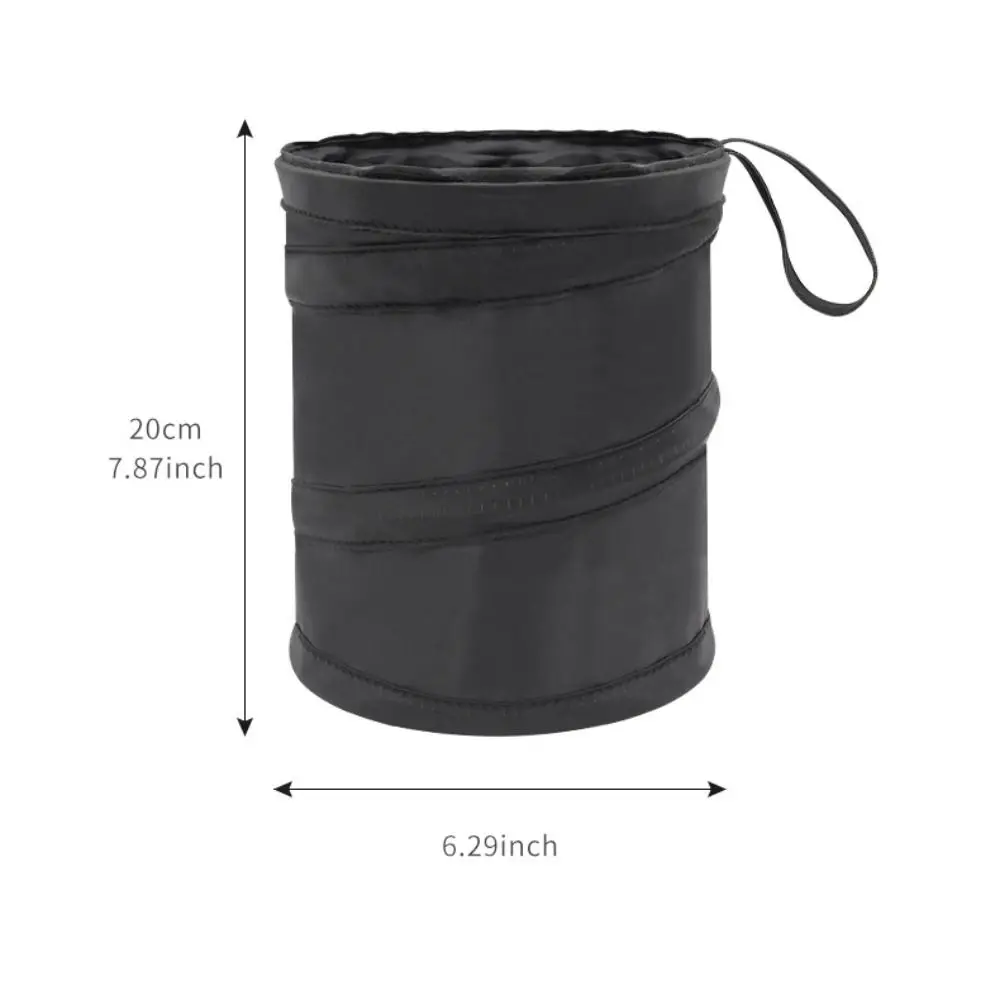 Car Trash Can Bag Waterproof Leak Proof Cooler Garbage with Side Pocket