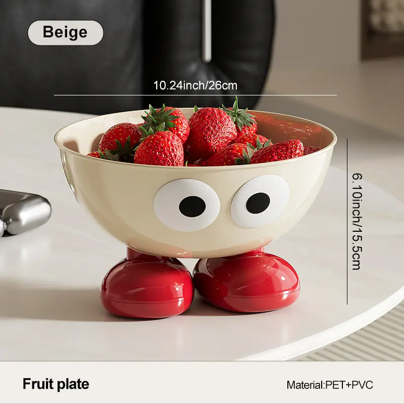 Uforu Food Grade Fruit Bowl Large Capacity Detachable Snack Container Cute Creative Fruit Tray for Kitchen Countertop - Image 9