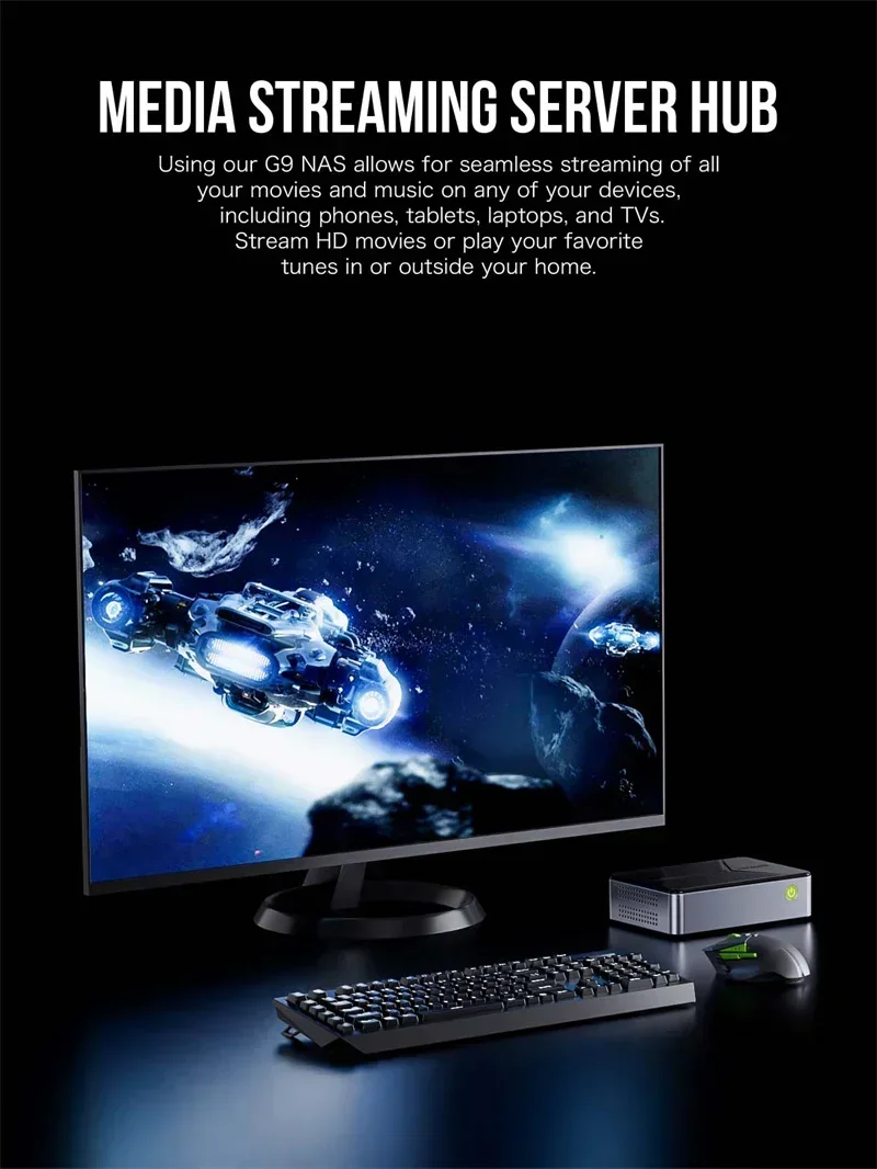 GMKtec G9 Twin Lake N150 MINI PC DDR5 12GB on Board 64GB EMMC M.2