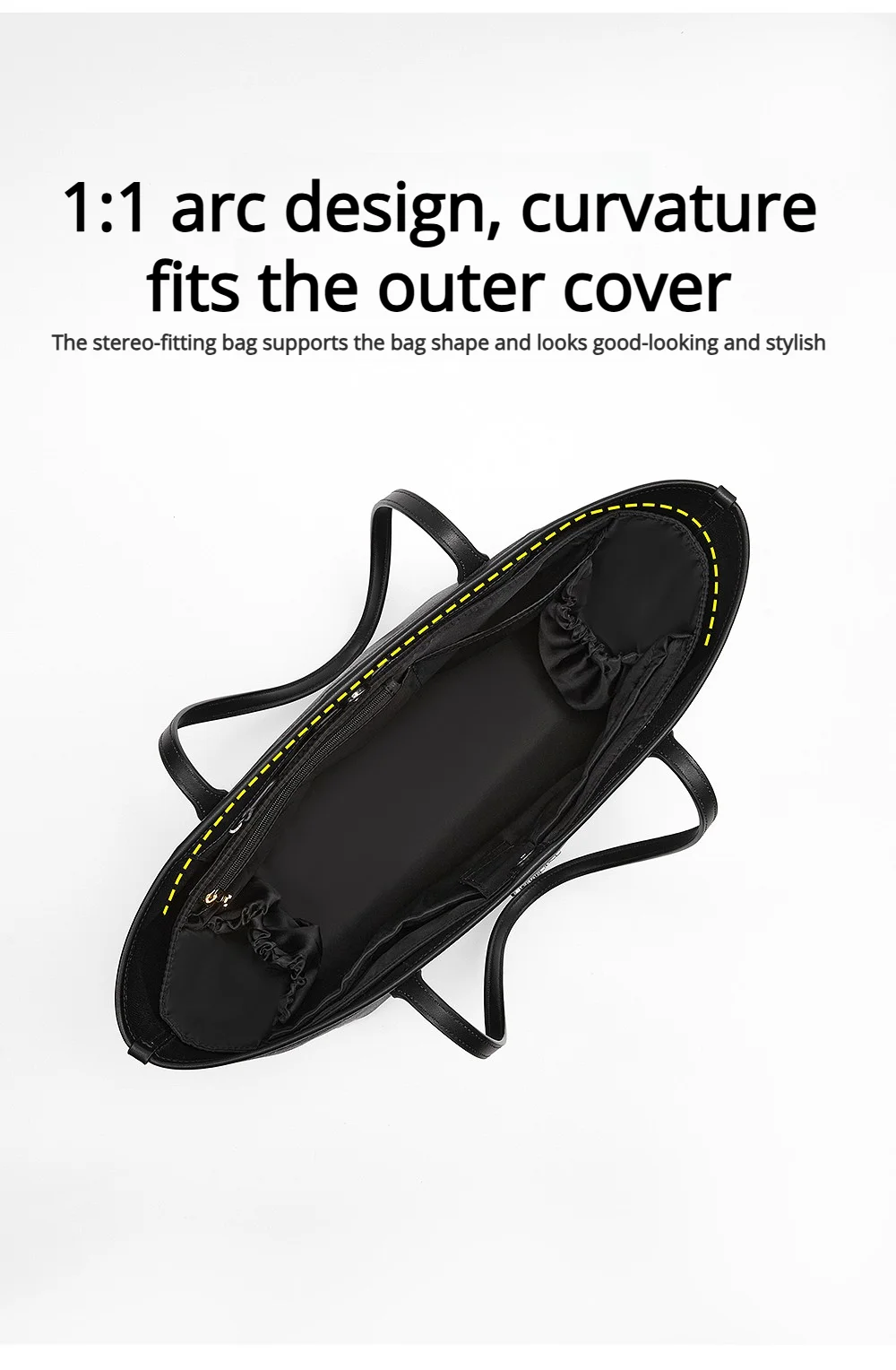 Tasche Organizer Einsatz für Neverfull M Neverfull Einkaufstasche Nylon Computer Lagerung innere Modifikation Tasche Zubehör – Detail 2