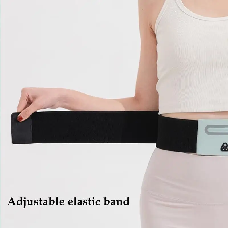 Running Fanny Pack Running Waist Bag Workout Fanny Pack for Men Women Reflective Exercise Waist Pack for Phones Runner Belt Bag 4
