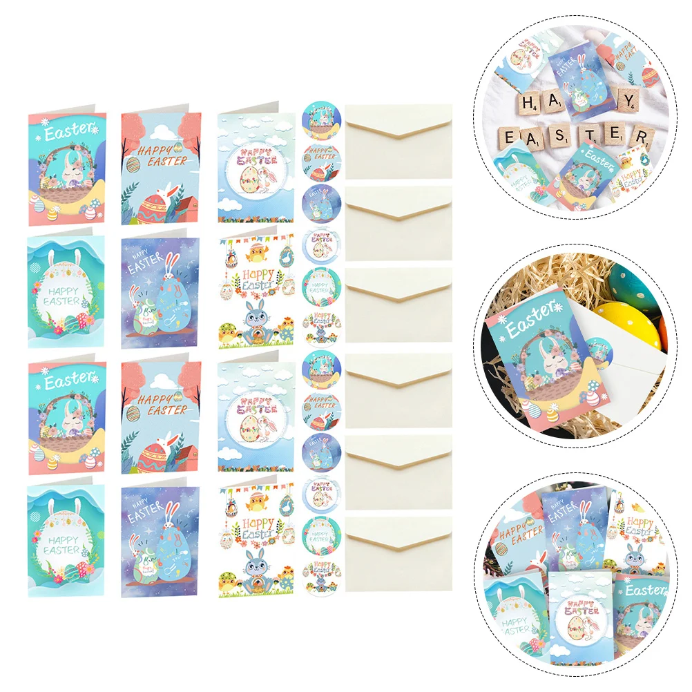 

Easter Greeting Card Bulk Classic Happy Invitation Cards Paper for Kids Blessing