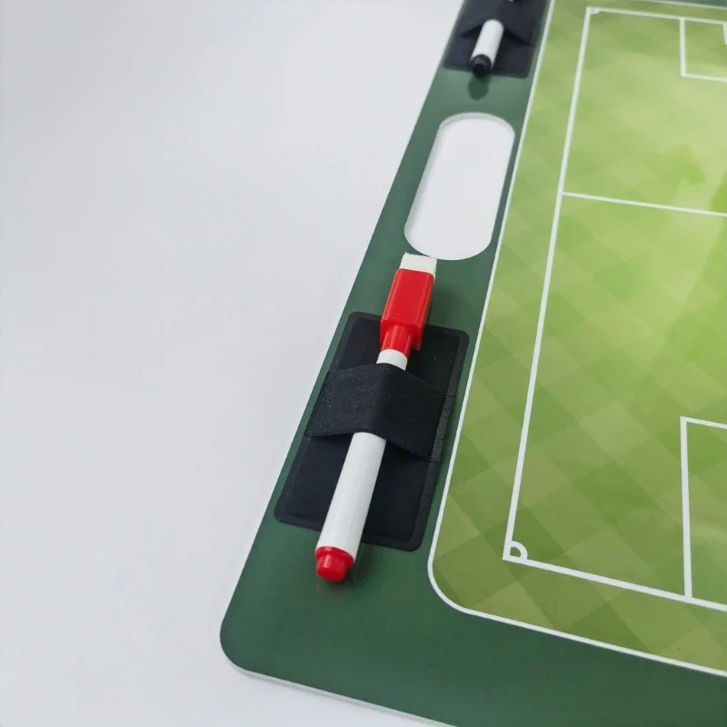 Football Coaching BoardDry Erases Board for Coaches with 2 Markers Double-Sided Full Half Court Tactic Board