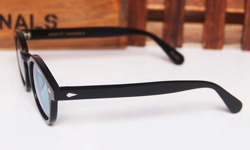 Lemtosh Sonnenbrille Mann Johnny Depp Polarisierte Sonnenbrille Blaue Linse Frau Luxus Marke Vintage Acetat Rahmen Fahrer Schatten – Detail 16