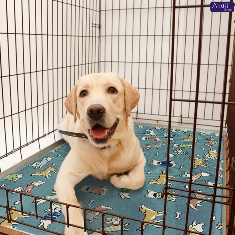 Cooling Pet Mat For Dogs Cats Self Cooling Ice Pad Washable Non Slip Portable Cooling Bed Quick Dry Summer Pet Mattress_voghion.com