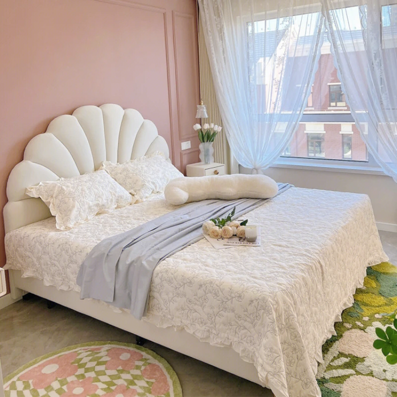 Princess Modern Children Beds Double Toddler Solid Wood Loft Letti Per Bambini King Size Luxury Cama Infantiles Furniture Sr50Cb