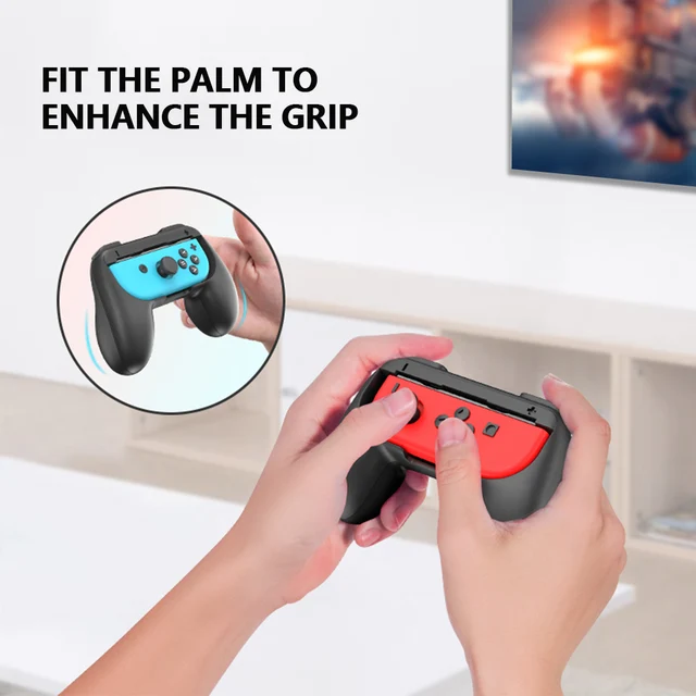 2 Pcs for Nintendo Switch Joy-con Gamer Handle Grip Joycon Stand Confortable Controller Holder for Nintendo Switch Game 4