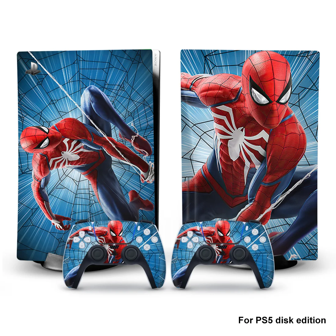 Marvel SpiderMan PS5 edición Digital, pegatina de piel, cubierta