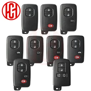 Chiave dell'automobile Borsette Caso Chiave Intelligente per Toyota Camry Prius RAV4 Avalon Corolla Land Cruiser Venza Caso Chiave Dell'automobile Fob 2/3/4 Bottoni