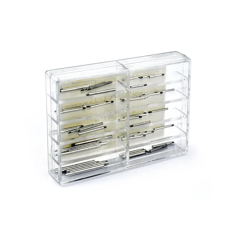 롤렉스 시계 밴드 금속 스트랩에 대 한 50pcs 나사 막대 스테인레스 스틸 나사 핀 시계 수리 도구 시계 부품 도구 키트 액세서리