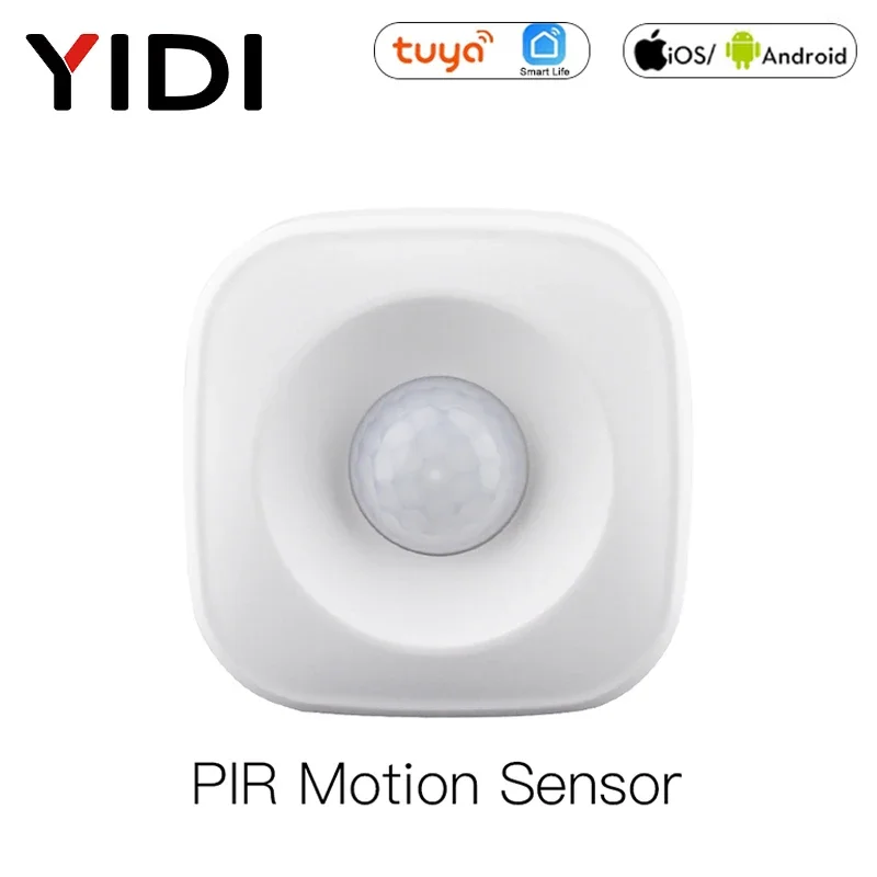 Tuya Smart WiFi PIR Motion Sensor Human Detector Smart Life  App Remote Control Alarm System Smart Body Movement Sensor