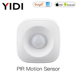 Tuya Smart WiFi PIR Motion Sensor Human Detector Smart Life  App Remote Control Alarm System Smart Body Movement Sensor