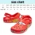 Summer Slippers Men Lightning Mcqueen Man Waterproof Outdoor Beach Slippers Holey Shoes Sandals Woman Eva Anime Car Flip Flops 2