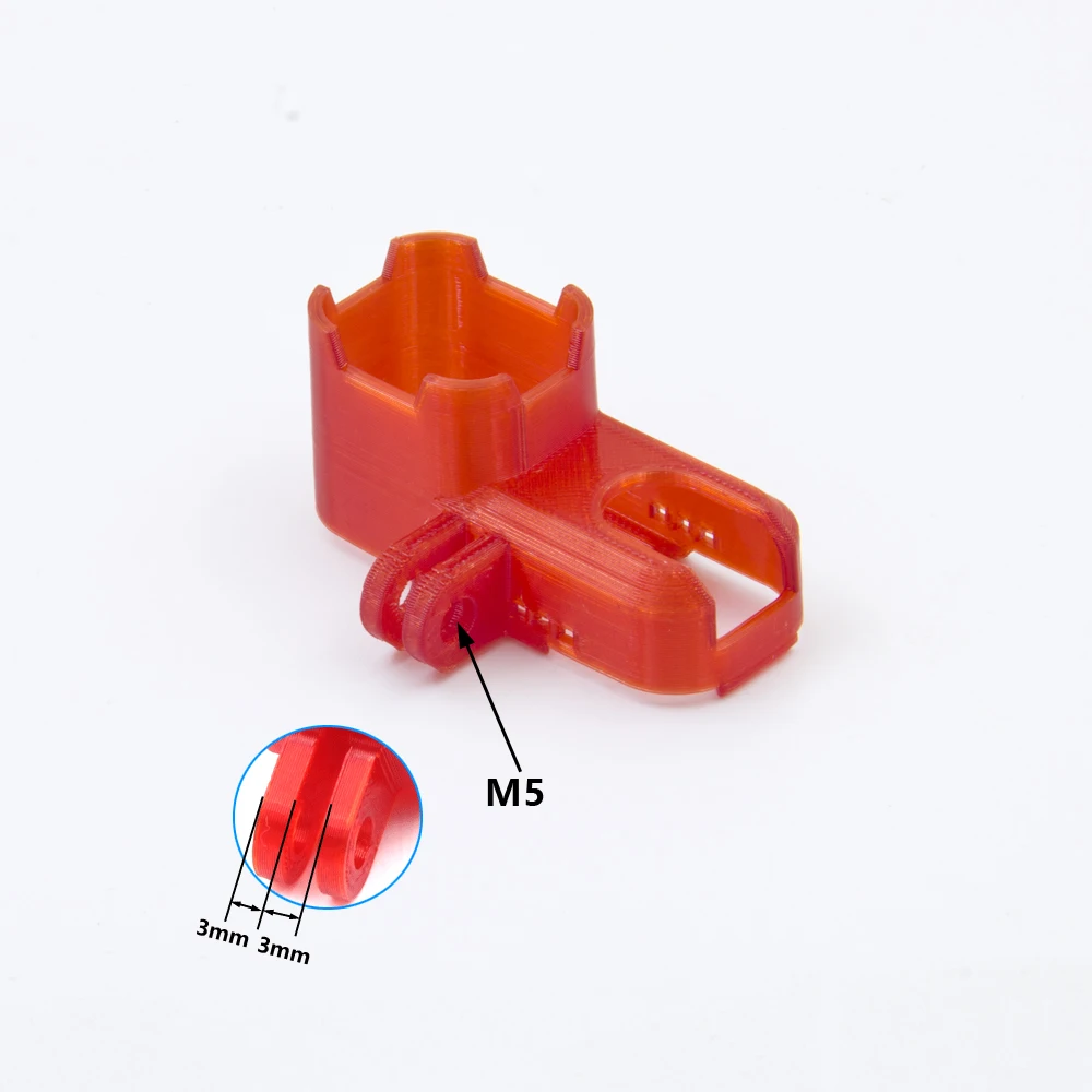 Enhanced TPU Mount Framework Support Bracket for 4K Action Cameras and FPV Drones