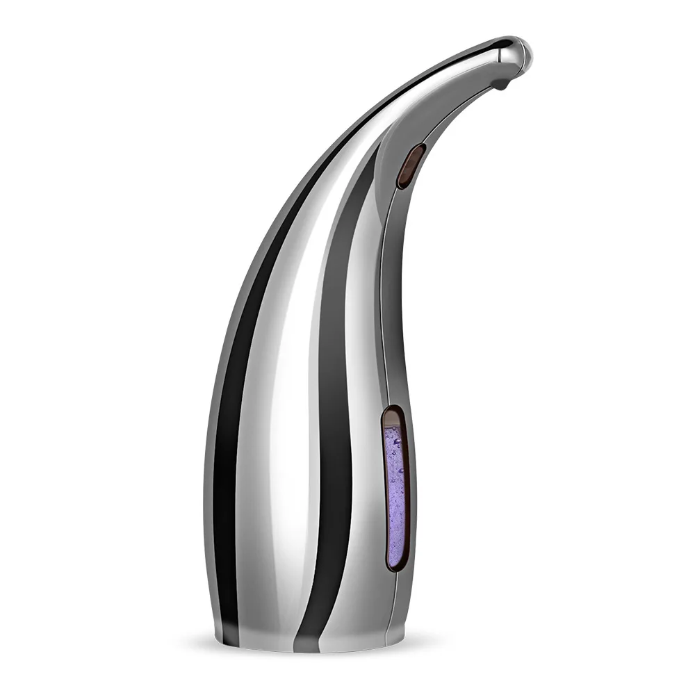 400ML Automatic Soap Dispenser 4-Speed Adjustable  Battery-Operated Touchless Sensor Bathroom Gold Silver Hand Sanitizer