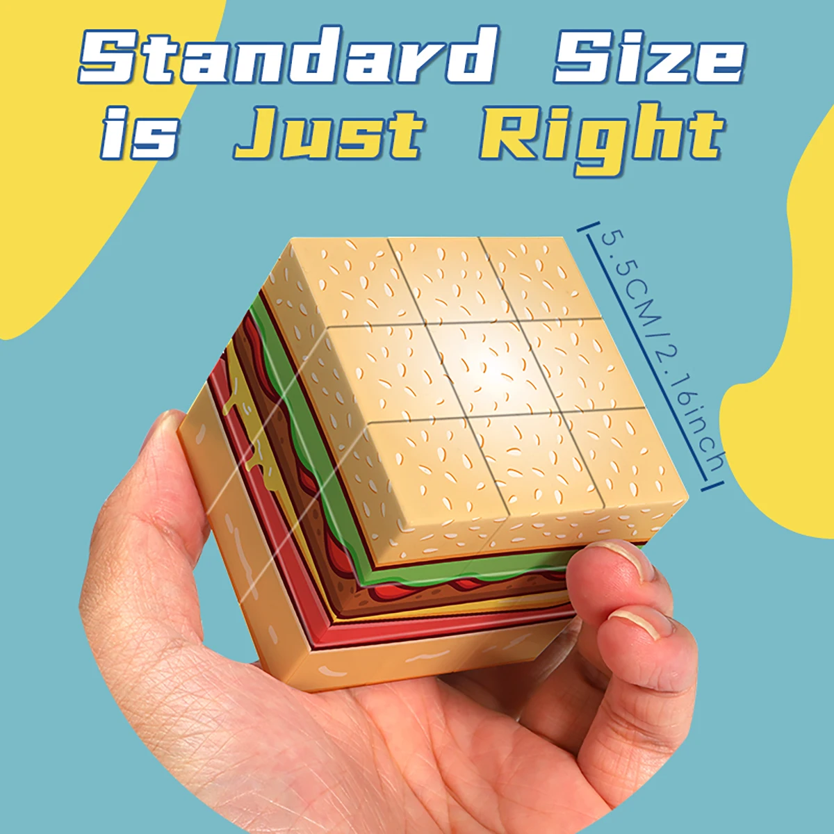 Rubik's Cube 3x3 Hamburger
