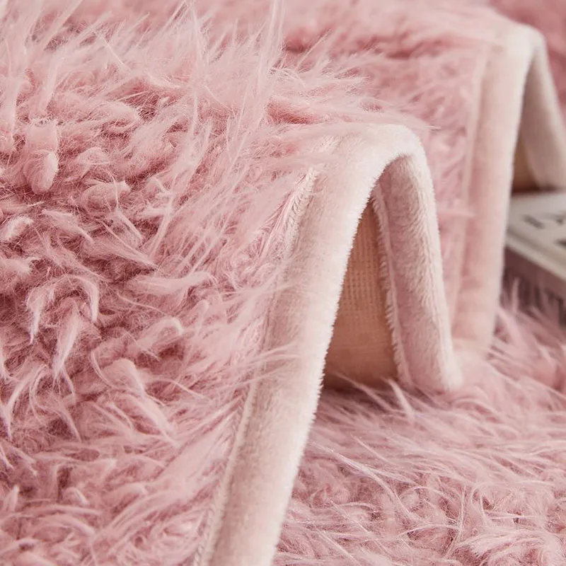 Fur Sofa Cover Thicken Plush Sofa Cushion Non-slip Sofa Mat Couch Cushion For Living Room Home Decoration Carpet 3