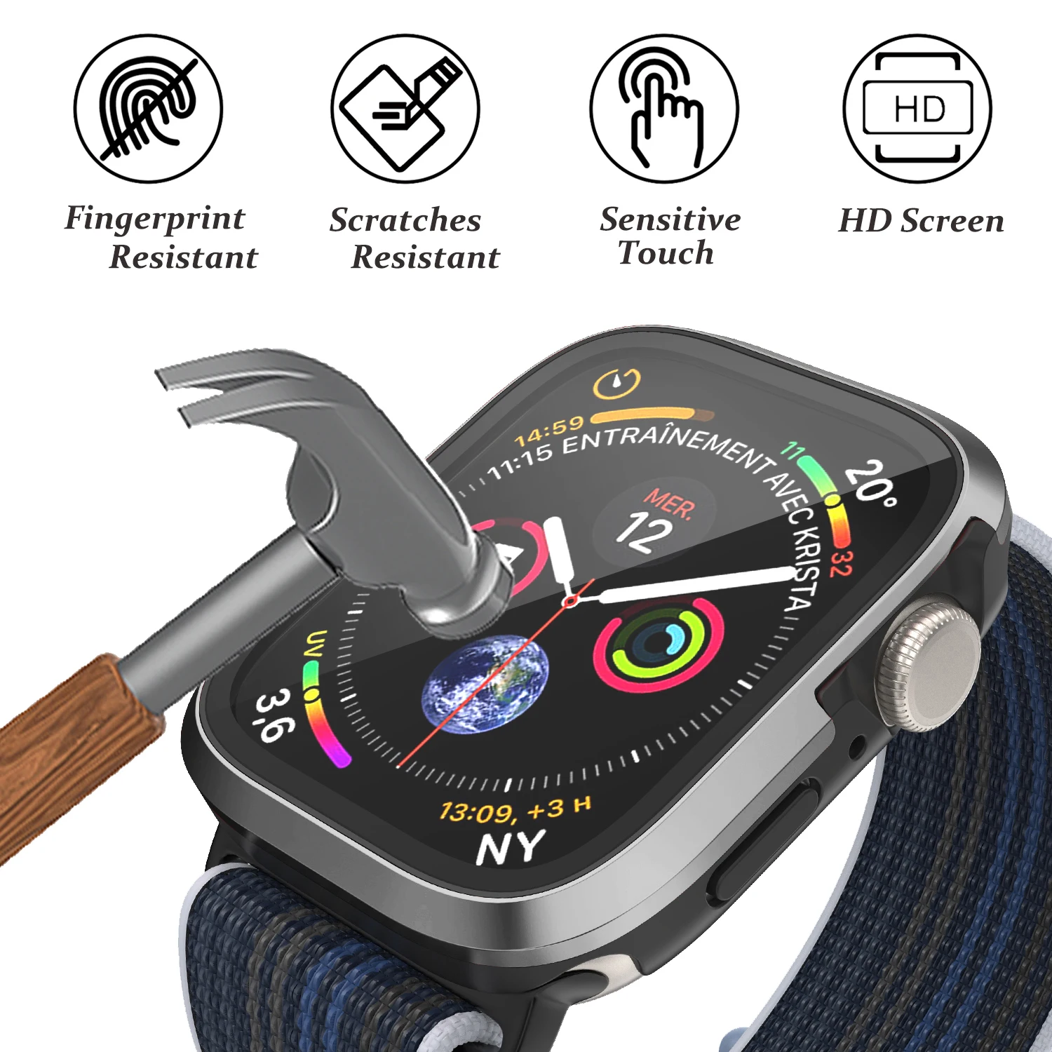  ġ   ݼ ̽, Ʈ 49mm ׼, ȣ , ȭ iwatch ø 8 7 se, 45mm, 41mm, 44mm, 40mm Ŀ